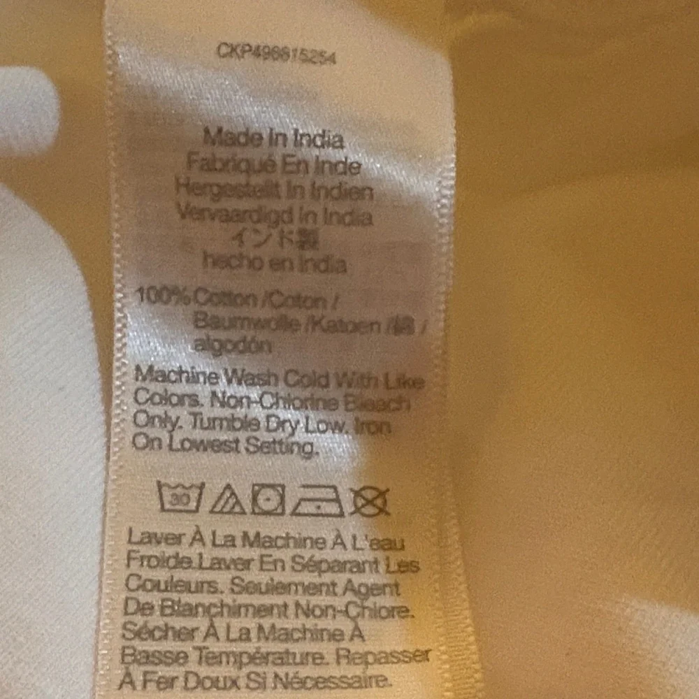 Madewell White V-Neck Puffy Sleeve V-Neck Tee Brand New